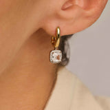 Classic Vierkante Zirkonia Hoops
