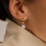 Classic Vierkante Zirkonia Hoops