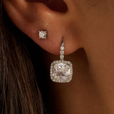 Classic Vierkante Zirkonia Hoops