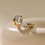 Connected Zirkonia Hoops