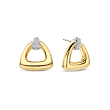 Vintage Open Triangle Oorbellen