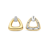Vintage Open Triangle Oorbellen