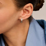 Twisted Zirkonia Hoops