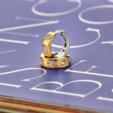 Classic Zirkonia Hoops