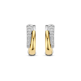 Zirkonia Layered Hoops