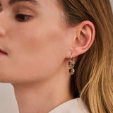 Double Cushion Oorbellen