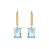 Rectangular Zirkonia Hoops