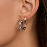 Vintage Geribbelde Hoops
