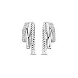 Zirkonia Structure Oorbellen