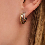 Zirkonia Structure Oorbellen