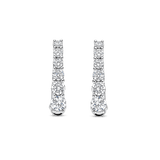 Ovale Zirkonia Hoops