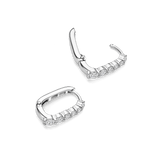 Ovale Zirkonia Hoops