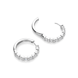 Contrast Tennis Hoops Zilver 25mm
