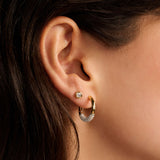 Modern Pavé Hoops