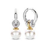 Parel Charm Hoops