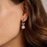 Parel Charm Hoops