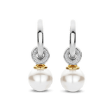 Parel Charm Hoops