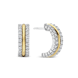 Triple Band Zirkonia Hoops