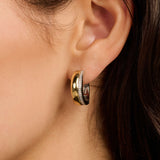 Bold Zirkonia Hoops