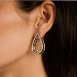 Classic Soft Oval Dubbele Oorbellen