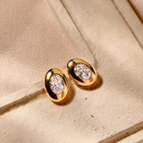 Oval Sparkle Oorbellen