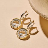 Zirkonia Dubbele Cirkel Hoops