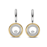 Zirkonia Dubbele Cirkel Hoops