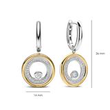 Zirkonia Dubbele Cirkel Hoops