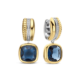 Blauwe Cushion Structure Hoops