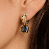 Blauwe Cushion Structure Hoops