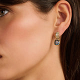 Blauwe Cushion Structure Hoops