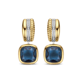 Blauwe Cushion Structure Hoops