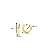 Classic Goudkleurige Huggies 12mm