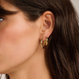 Classic Goudkleurige Oversized Hoops 25mm