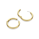 Classic Goudkleurige Oversized Hoops 25mm
