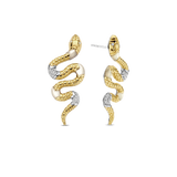 Parel Snake Oorbellen