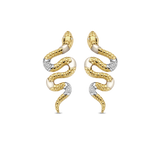 Parel Snake Oorbellen