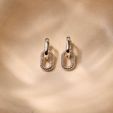 Signature Geribbelde Schakel Hoops