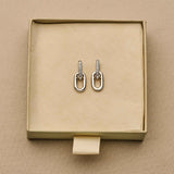 Signature Zirkonia Schakel Hoops