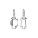 Signature Zirkonia Schakel Hoops