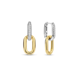 Signature Zirkonia Schakel Hoops