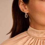 Signature Zirkonia Schakel Hoops