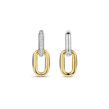 Signature Zirkonia Schakel Hoops