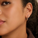 Classic Zirkonia Oorbellen 4mm