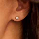 Classic Zirkonia Oorbellen 4mm