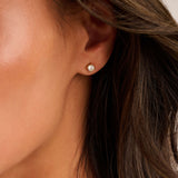 Classic Zirkonia Oorbellen 4mm