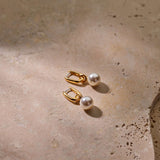 Parel Charm Oorbellen