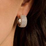 Chunky Zirkonia Hoops