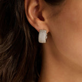 Chunky Zirkonia Hoops