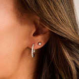 Tennis Medium Hoops 18mm